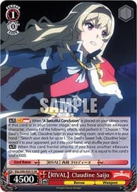 [RIVAL] Claudine Saijo (SR) - Revue Starlight The Movie - Weiss Schwarz card