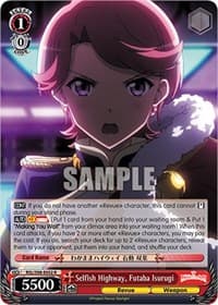 Selfish Highway, Futaba Isurugi - Revue Starlight The Movie - Weiss Schwarz card