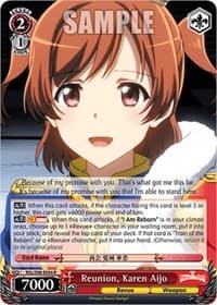 Reunion, Karen Aijo - Revue Starlight The Movie - Weiss Schwarz card