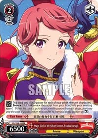 Stage Girl of the Silver Screen, Futaba Isurugi - Revue Starlight The Movie - Weiss Schwarz card