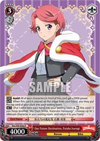 Our Future Destination, Futaba Isurugi - Revue Starlight The Movie - Weiss Schwarz card