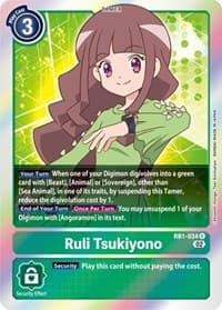 Ruli Tsukiyono - Resurgence Booster - Digimon Card Game card