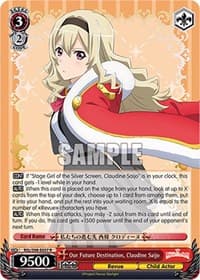 Our Future Destination, Claudine Saijo - Revue Starlight The Movie - Weiss Schwarz card