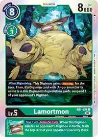 Lamortmon - Resurgence Booster - Digimon Card Game card
