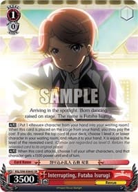 Interrupting, Futaba Isurugi (SR) - Revue Starlight The Movie - Weiss Schwarz card