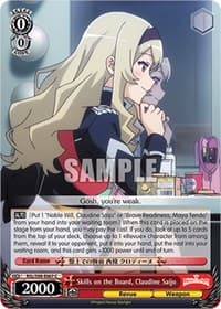 Skills on the Board, Claudine Saijo - Revue Starlight The Movie - Weiss Schwarz card