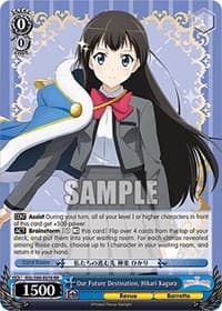 Our Future Destination, Hikari Kagura - Revue Starlight The Movie - Weiss Schwarz card