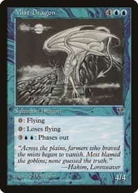 Mist Dragon - Mirage - Magic: The Gathering card