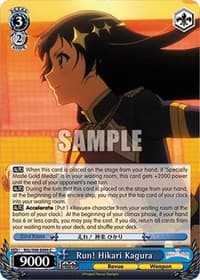 Run! Hikari Kagura - Revue Starlight The Movie - Weiss Schwarz card
