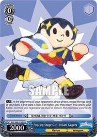 Pop-up Stage Girl, Hikari Kagura - Revue Starlight The Movie - Weiss Schwarz card