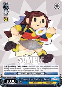 Pop-up Stage Girl, Maya Tendo - Revue Starlight The Movie - Weiss Schwarz card