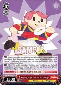 Pop-up Stage Girl, Futaba Isurugi (Foil) - Revue Starlight The Movie - Weiss Schwarz card