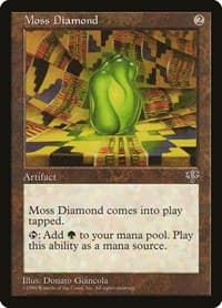Moss Diamond - Mirage - Magic: The Gathering card