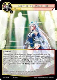 Light of the World Tree - Clash of the Star Trees - Force of Will card