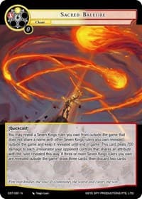 Sacred Balefire - Clash of the Star Trees - Force of Will card