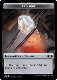 Treasure // Food (0010) Double-Sided Token - Wilds of Eldraine - Magic: The Gathering card