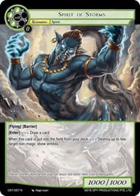 Spirit of Storms - Clash of the Star Trees - Force of Will card