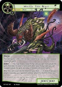 Malefic Tree Beast - Clash of the Star Trees - Force of Will card