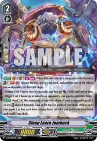 Sleep Learn Jumbuck - V Promo Cards - Cardfight Vanguard card