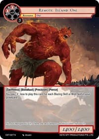 Remote Island Oni - Clash of the Star Trees - Force of Will card