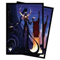 Wilds of Eldraine Ashiok, Wicked Manipulator (Adventure Frame) Standard Deck Protector sleeves for Magic (100-pack) - Ultra Pro Card Sleeves - Card Sleeves card