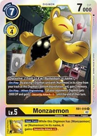 Monzaemon - Resurgence Booster - Digimon Card Game card