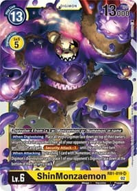 ShinMonzaemon - Resurgence Booster - Digimon Card Game card