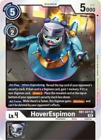 HoverEspimon - Resurgence Booster - Digimon Card Game card