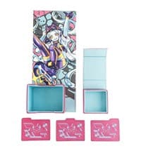 Cyberse Punks Dicewinder Deck Box with Magnetic Dice Tray (Becca) - ManaMoon Deck Boxes - Deck Boxes card
