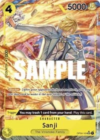 Sanji (104) (Alternate Art) - Kingdoms of Intrigue - One Piece Card Game card