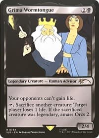 Grima Wormtongue - Secret Lair Drop Series - Magic: The Gathering card