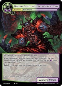 Wicked Spirit of the Malefic Tree - Clash of the Star Trees - Force of Will card