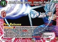 Special Beam Cannon, Inherited Power - Critical Blow Pre-Release Cards - Dragon Ball Super: Masters card