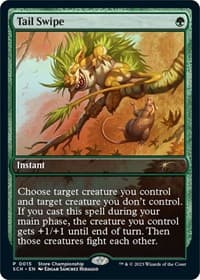 Tail Swipe - Game Day & Store Championship Promos - Magic: The Gathering card