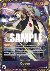 Queen (Treasure Cup) - One Piece Promotion Cards - One Piece Card Game card