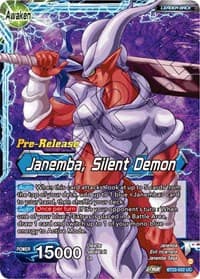 Janemba // Janemba, Silent Demon - Critical Blow Pre-Release Cards - Dragon Ball Super: Masters card