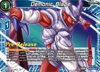 Demonic Blade - Critical Blow Pre-Release Cards - Dragon Ball Super: Masters card