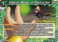Gigantic Meteor of Destruction - Critical Blow Pre-Release Cards - Dragon Ball Super: Masters card