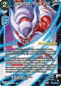Janemba, Pure Evil - Critical Blow Pre-Release Cards - Dragon Ball Super: Masters card