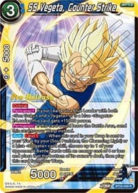 SS Vegeta, Counter Strike - Critical Blow Pre-Release Cards - Dragon Ball Super: Masters card