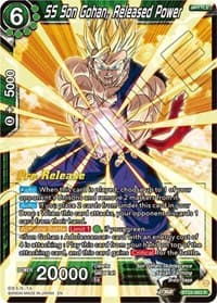 SS Son Gohan, Released Power - Critical Blow Pre-Release Cards - Dragon Ball Super: Masters card