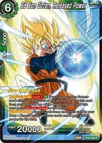 SS Son Goten, Released Power - Critical Blow Pre-Release Cards - Dragon Ball Super: Masters card