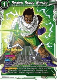 Sealed Super Warrior - Critical Blow Pre-Release Cards - Dragon Ball Super: Masters card