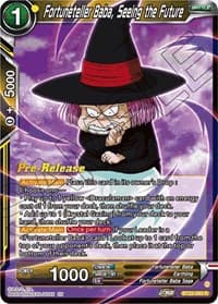 Fortuneteller Baba, Seeing the Future - Critical Blow Pre-Release Cards - Dragon Ball Super: Masters card