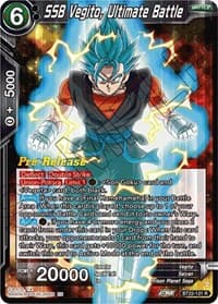SSB Vegito, Ultimate Battle - Critical Blow Pre-Release Cards - Dragon Ball Super: Masters card