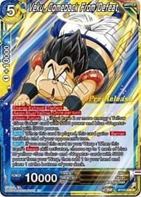 Veku, Comeback From Defeat - Critical Blow Pre-Release Cards - Dragon Ball Super: Masters card