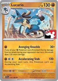 Lucario - Prize Pack Series Cards - Pokemon card
