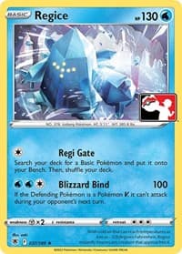 Regice - Prize Pack Series Cards - Pokemon card