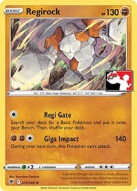 Regirock - Prize Pack Series Cards - Pokemon card