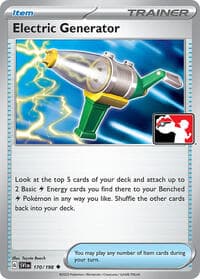 Electric Generator - Prize Pack Series Cards - Pokemon card